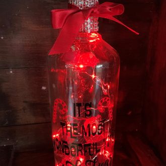 Bottle Christmas Most Wonderful Time £8