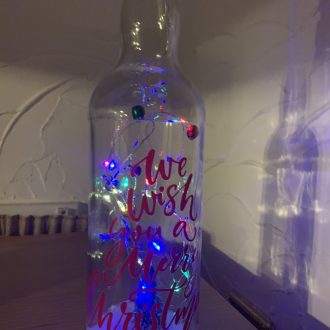 Bottle Christmas Red A £8