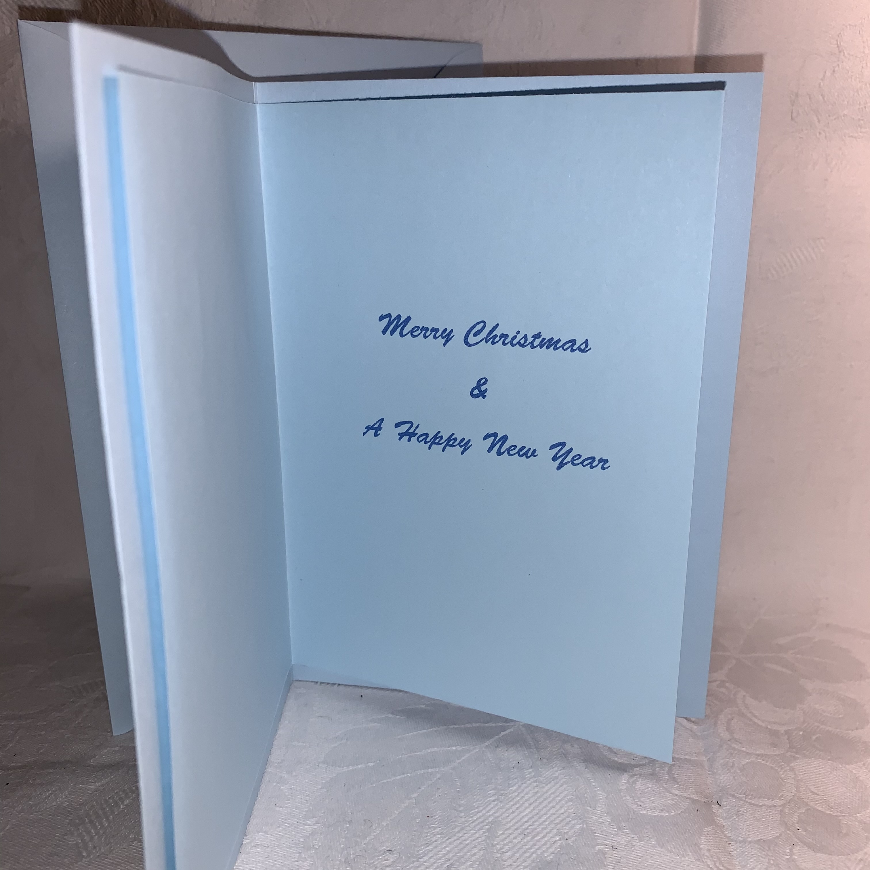 Cards Christmas 6×4 Blue Jewelled Bauble B Cards Christmas 6×4 Blue Jewelled Bauble B