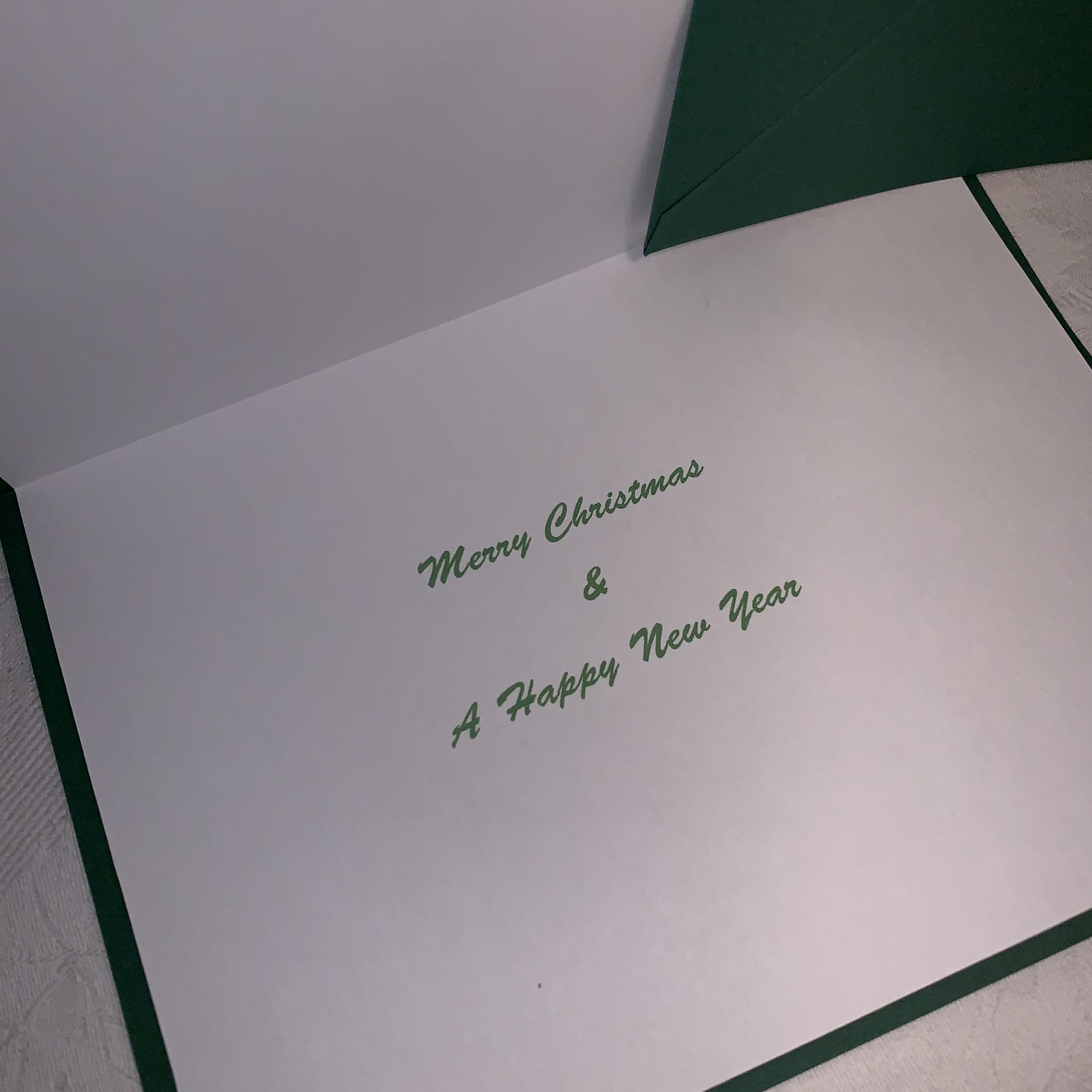 Cards Christmas 7×5 Green Snowman & Tree B Cards Christmas 7×5 Green Snowman & Tree B