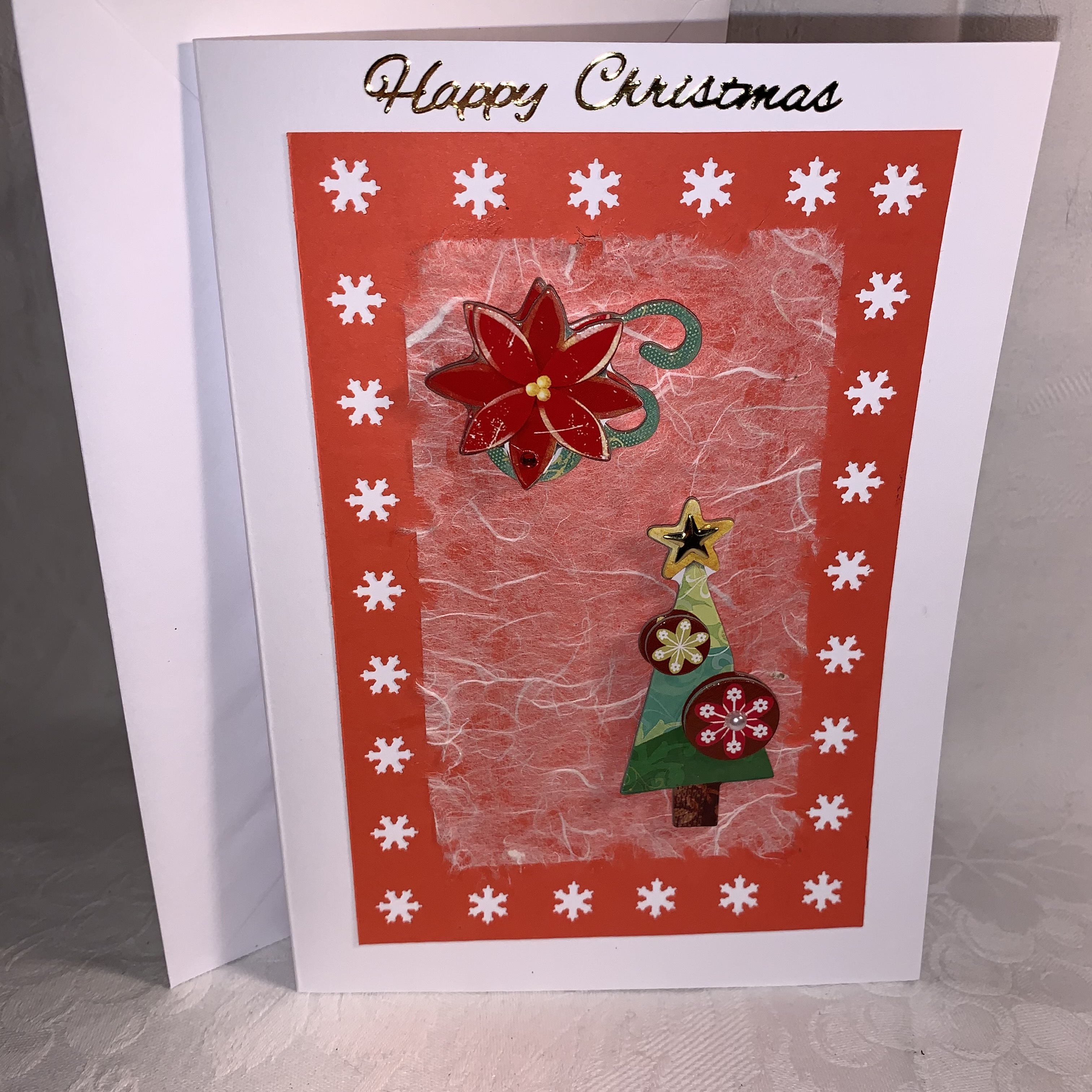 Christmas Card Poinsettia