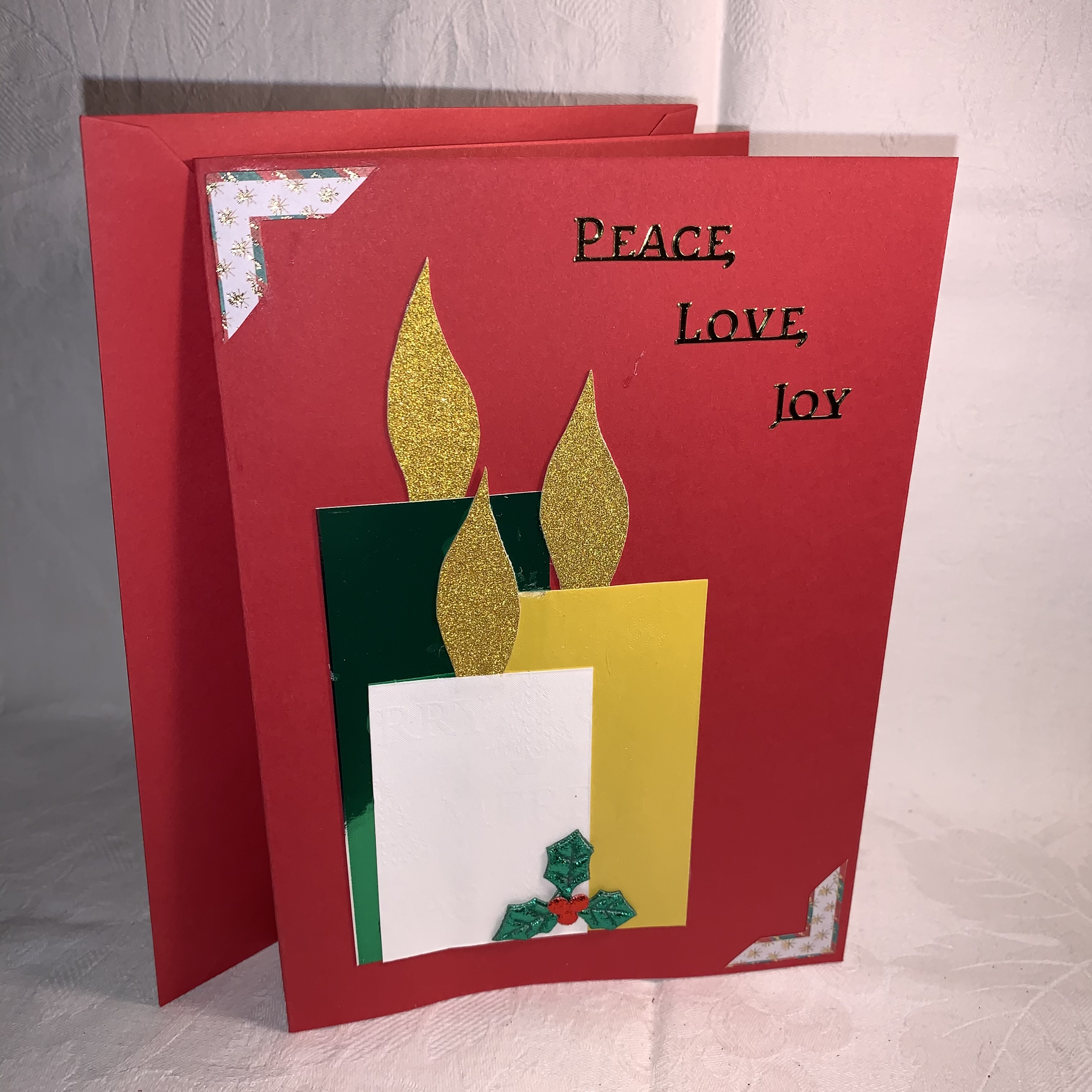 Christmas Card 3 Candles