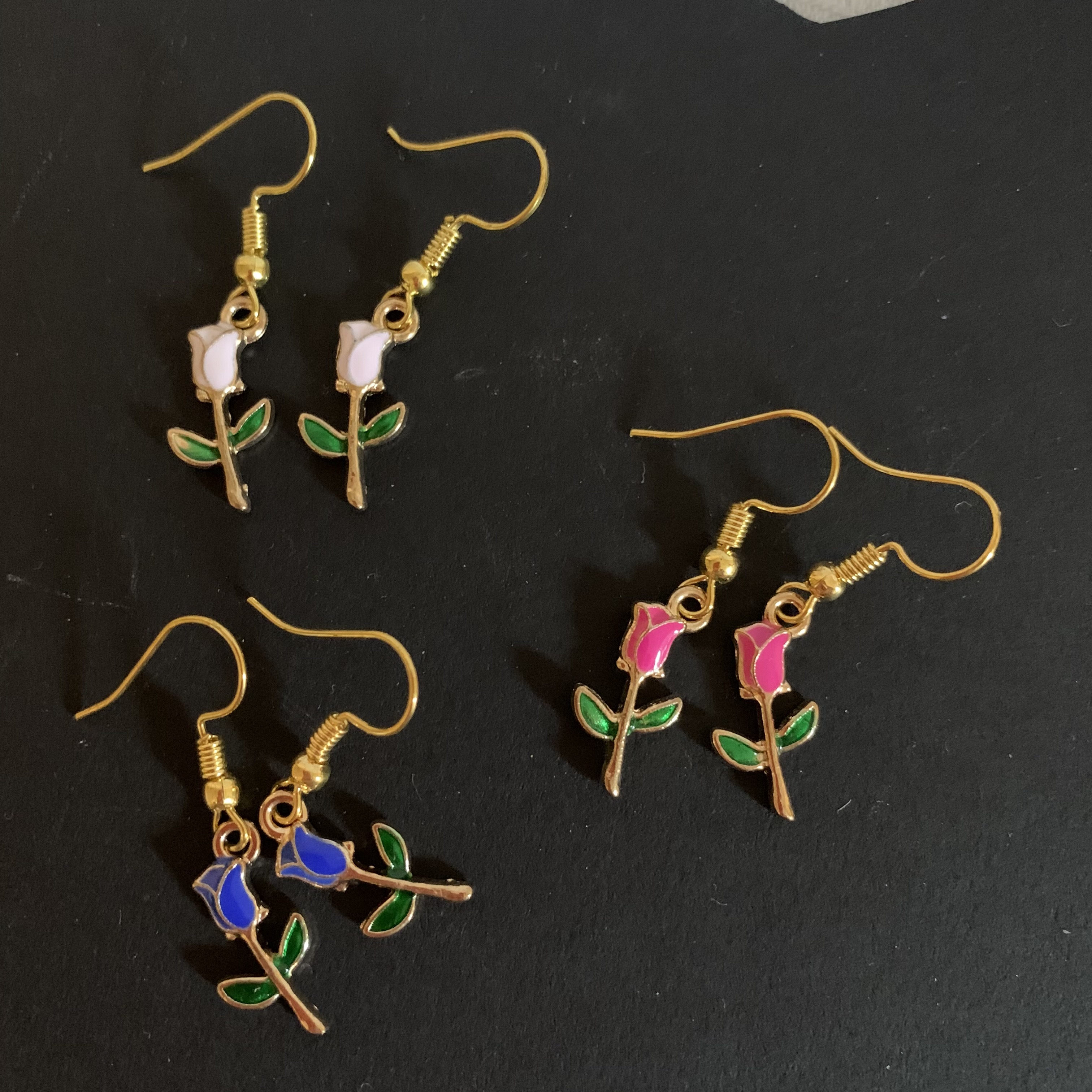 Jewellery Roses Earrings £3 each