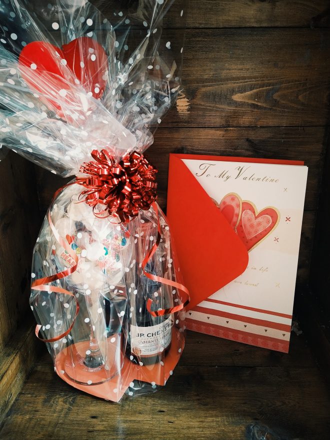 Sweets and Wine Valentines Free Card A £7 Sweets and Wine Valentines Free Card A £7