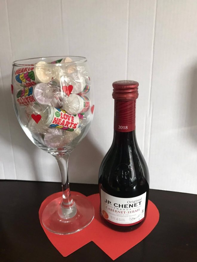 Sweets and Wine Valentines Free Card B Sweets and Wine Valentines Free Card B