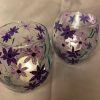 Tealight Purple Flowers £3 each £5 Pair Tealight Purple Flowers £3 each £5 Pair