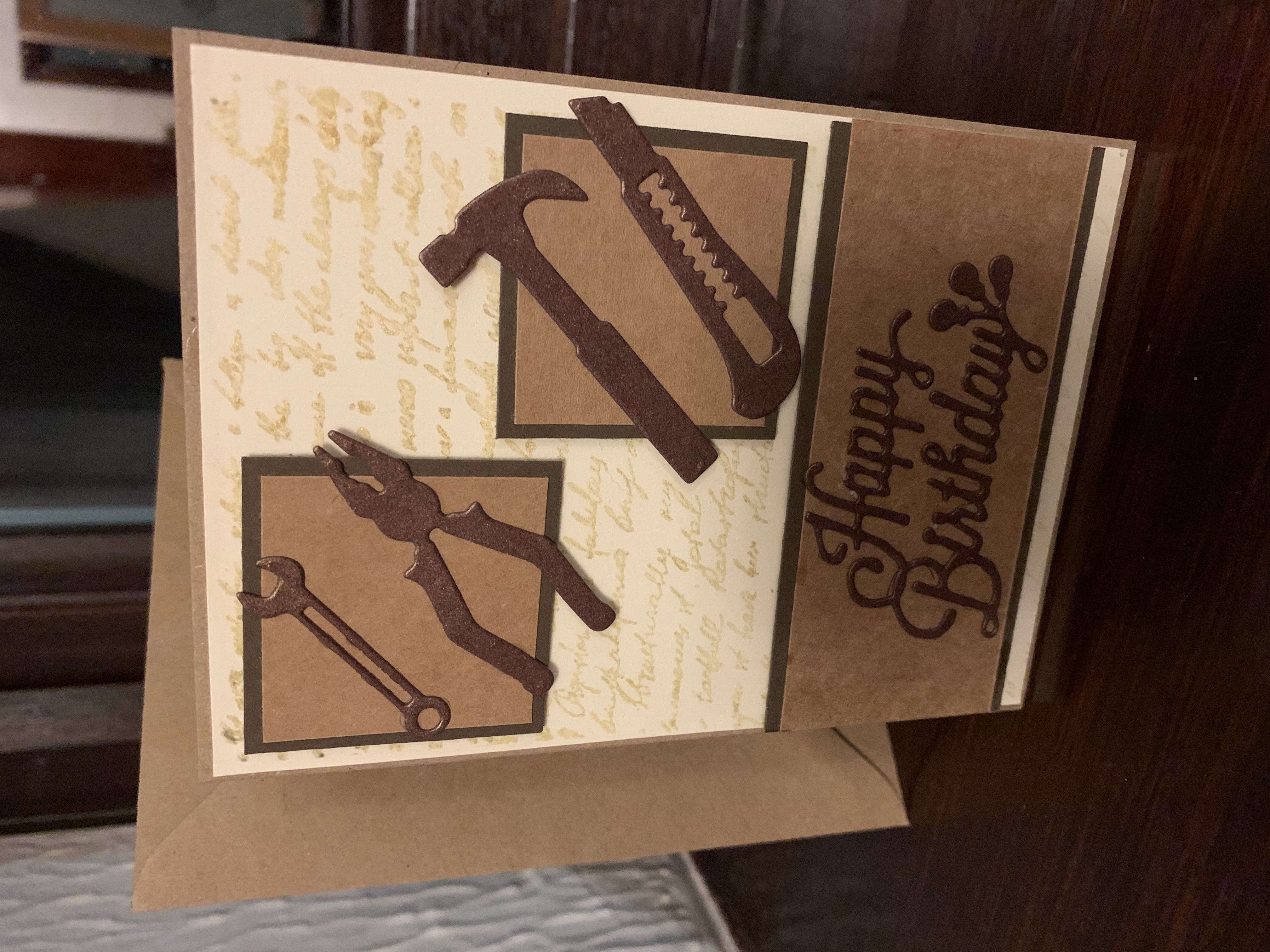 Birthday Card Tools Bronze 1 Birthday Card Tools Bronze 1