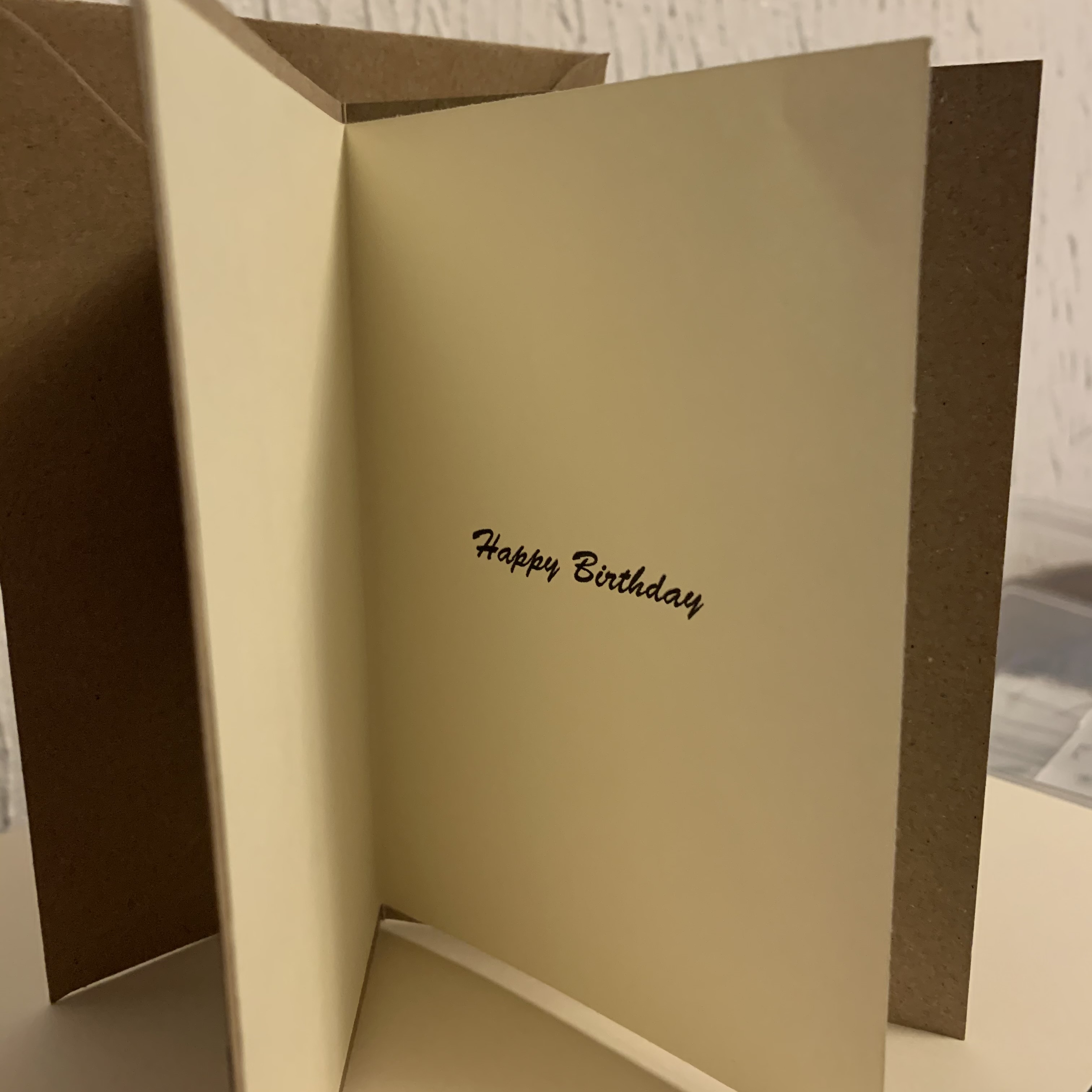 Happy Birthday Musical 6×4 insert Happy Birthday Musical 6×4 insert