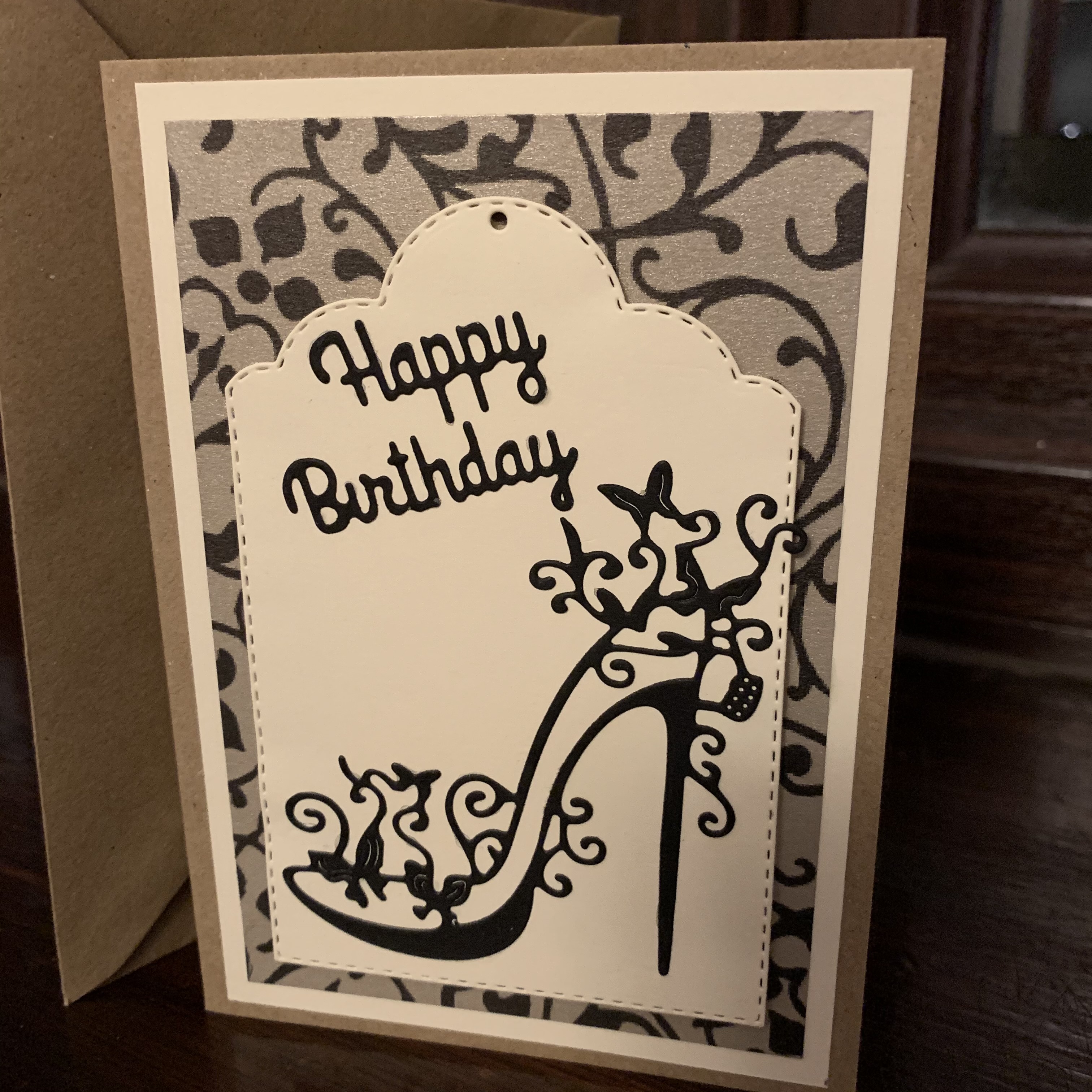 Happy Birthday Shoe 6×4