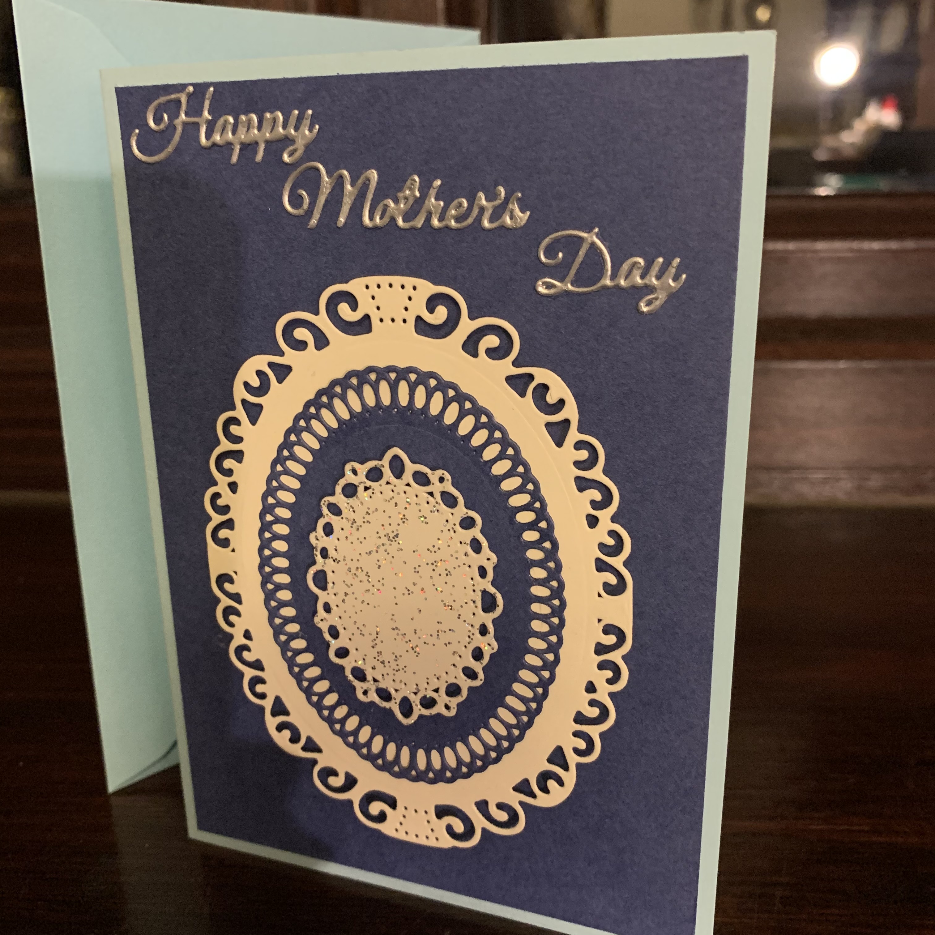 Mother’s Day Blue Ovals 6×4
